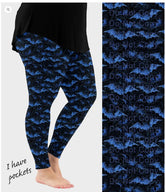 Midnight Bat Flight Pocket Leggings